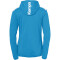 Kempa Emotion 27 Trainingsjacke mit Kapuze Damen kempablau/weiß L