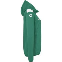 Kempa Emotion 27 Trainingsjacke mit Kapuze Damen lagune/weiß XS
