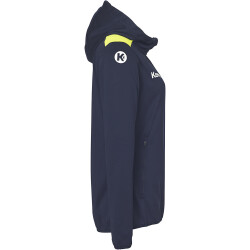 Kempa Emotion 27 Trainingsjacke mit Kapuze Damen marine/fluo gelb XS