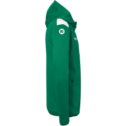 Kempa Emotion 27 Trainingsjacke mit Kapuze Herren lagune/wei&szlig; 3XL