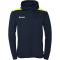 Kempa Emotion 27 Trainingsjacke mit Kapuze Herren marine/fluo gelb M