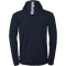 Kempa Emotion 27 Trainingsjacke mit Kapuze Herren marine/fluo gelb M
