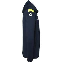 Kempa Emotion 27 Trainingsjacke mit Kapuze Herren marine/fluo gelb XXL