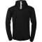 Kempa Emotion 27 Trainingsjacke mit Kapuze Herren schwarz/weiß S