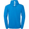 Kempa Emotion 27 Trainingsjacke mit Kapuze Kinder kempablau/weiß 164