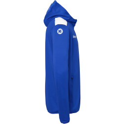 Kempa Emotion 27 Trainingsjacke mit Kapuze Kinder royal/weiß 164