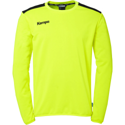 Kempa Emotion 27 Sweatshirt Kinder fluo gelb/marine 140