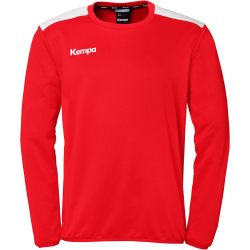 Kempa Emotion 27 Sweatshirt Kinder rot/wei&szlig; 140