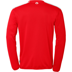 Kempa Emotion 27 Sweatshirt Kinder rot/wei&szlig; 140