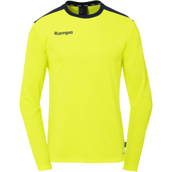 Kempa Emotion 27 langarm Trikot Kinder fluo gelb/marine 152