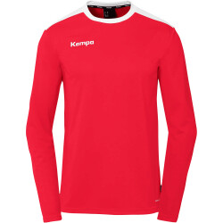 Kempa Emotion 27 Langarmshirt Kinder rot/weiß 152