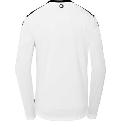 Kempa Emotion 27 Langarmshirt Kinder weiß/schwarz 152