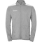 Kempa Emotion 27 Trainingsjacke Herren dark grau melange/wei&szlig; S