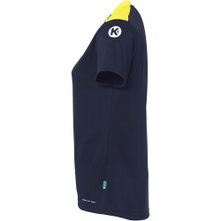 Kempa Emotion 27 Trainingsshirt Damen marine/fluo gelb XS