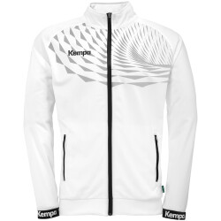 Kempa Wave 26 Poly Trainingsjacke Herren weiß/grau XL