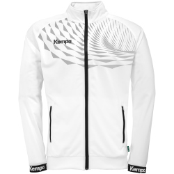 Kempa Wave 26 Poly Trainingsjacke Herren weiß/grau 4XL