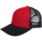 JAKO Club Cap 142 - chili rot/schwarz Senior