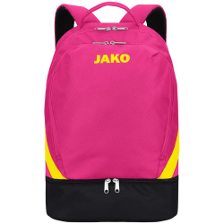 JAKO Iconic Rucksack 163 - pink/schwarz/neongelb