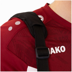 JAKO Iconic Sporttasche mit Bodenfach 103 - rot/weinrot S (30 Liter)
