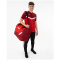 JAKO Iconic Sporttasche mit Bodenfach 103 - rot/weinrot S (30 Liter)