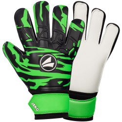 JAKO Animal Basic Regular-Cut Torwarthandschuhe 211 - neongr&uuml;n/schwarz 3