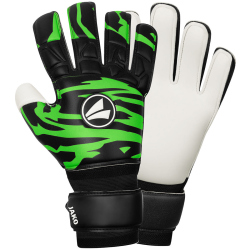 JAKO Animal Supersoft Negative-Cut Torwarthandschuhe 806 - schwarz/neongr&uuml;n 11