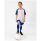 JAKO Iconic kurzarm Trikot Kinder 017 - wei&szlig;/sportroyal/neonorange 128