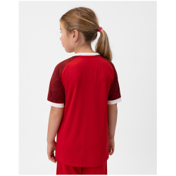 JAKO Iconic kurzarm Trikot Kinder 113 - sportrot/weinrot 116