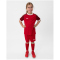 JAKO Iconic kurzarm Trikot Kinder 113 - sportrot/weinrot 116