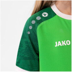 JAKO Iconic kurzarm Trikot Kinder 222 - soft green/sportgrün 116