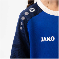JAKO Iconic kurzarm Trikot Kinder 414 - sportroyal/marine 128