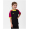 JAKO Iconic kurzarm Trikot Kinder 805 - schwarz/pink/neongelb 128