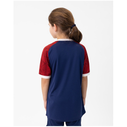 JAKO Iconic kurzarm Trikot Kinder 938 - navy/chili red 116