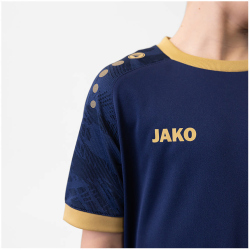 JAKO Iconic kurzarm Trikot Kinder 939 - navy/marine/gold 128