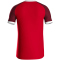 JAKO Iconic kurzarm Trikot 113 - sportrot/weinrot S