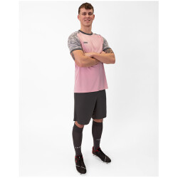 JAKO Iconic kurzarm Trikot 171 - dusky pink/soft grey/anthra light S
