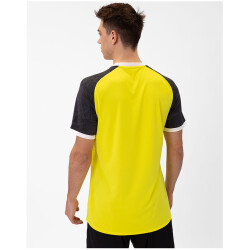 JAKO Iconic kurzarm Trikot 326 - soft yellow/schwarz S