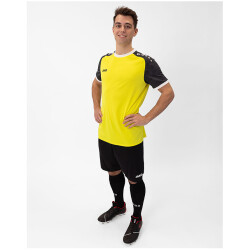 JAKO Iconic kurzarm Trikot 326 - soft yellow/schwarz S