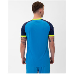 JAKO Iconic kurzarm Trikot 444 - JAKO blau/marine/neongelb S