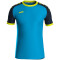 JAKO Iconic kurzarm Trikot 444 - JAKO blau/marine/neongelb S