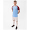 JAKO Iconic kurzarm Trikot 457 - lightblue/weinrot L
