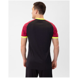 JAKO Iconic kurzarm Trikot 805 - schwarz/pink/neongelb S