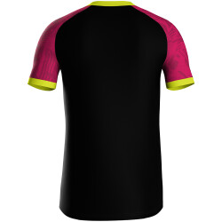 JAKO Iconic kurzarm Trikot 805 - schwarz/pink/neongelb S