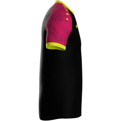 JAKO Iconic kurzarm Trikot 805 - schwarz/pink/neongelb M