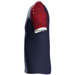 JAKO Iconic kurzarm Trikot 938 - navy/chili red S