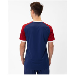 JAKO Iconic kurzarm Trikot 938 - navy/chili red L