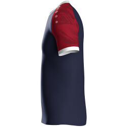 JAKO Iconic kurzarm Trikot 938 - navy/chili red L