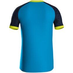 JAKO Iconic kurzarm Trikot 444 - JAKO blau/marine/neongelb XXL