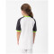 JAKO Iconic kurzarm Trikot Kinder 014 - weiß/schwarz/neongrün 116