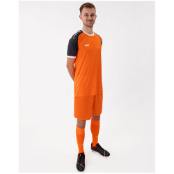 JAKO Iconic kurzarm Trikot 351 - neonorange/schwarz S